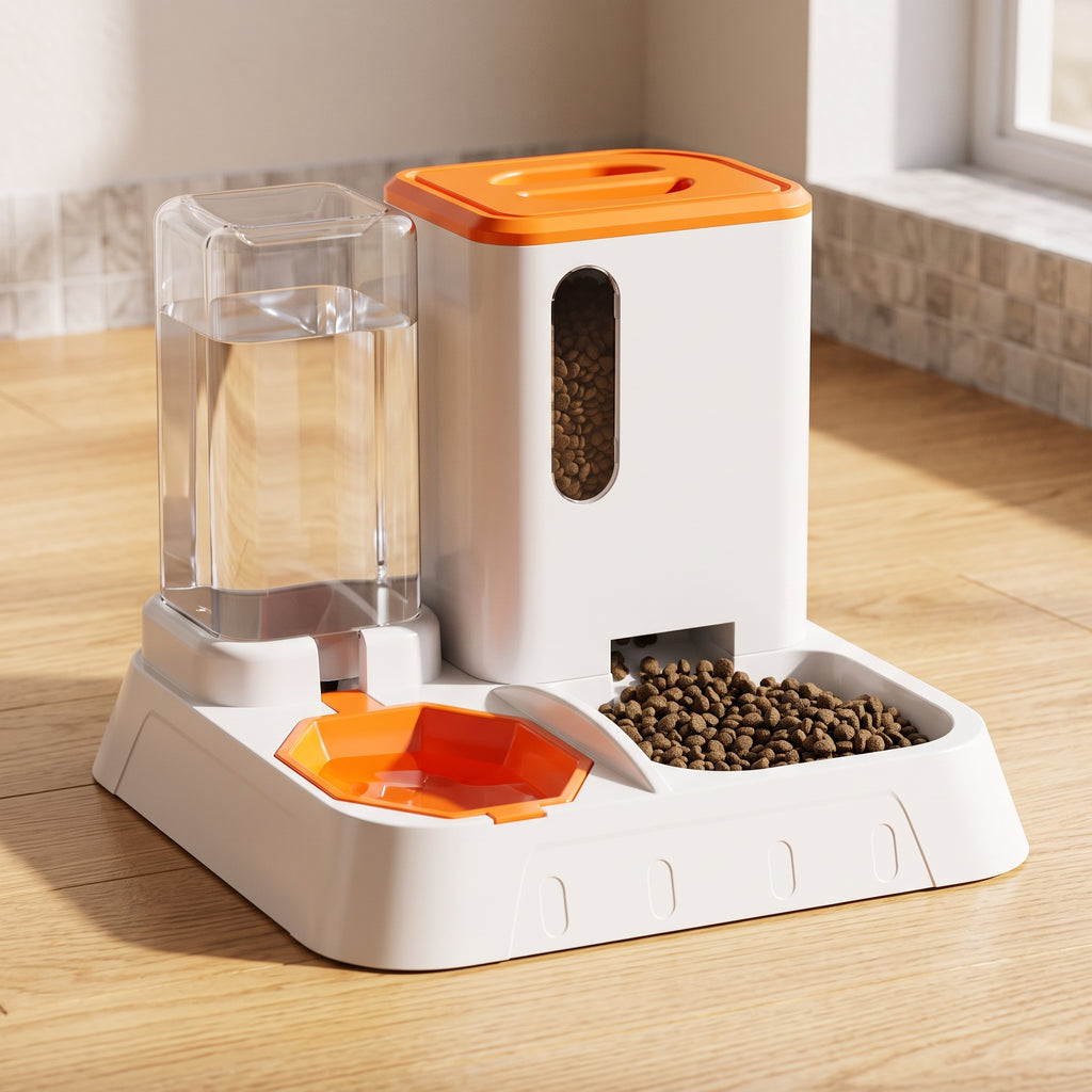 Dispensador Automático de Comida y Agua para Mascotas